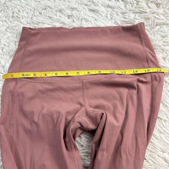 Lululemon Wunder Under HR Crop 23" *Updated Scallop Full-On Luxtreme Spiced Chai - Picture 4 of 8